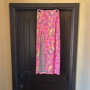 AFRM Reversible Floral Maxi Skirt